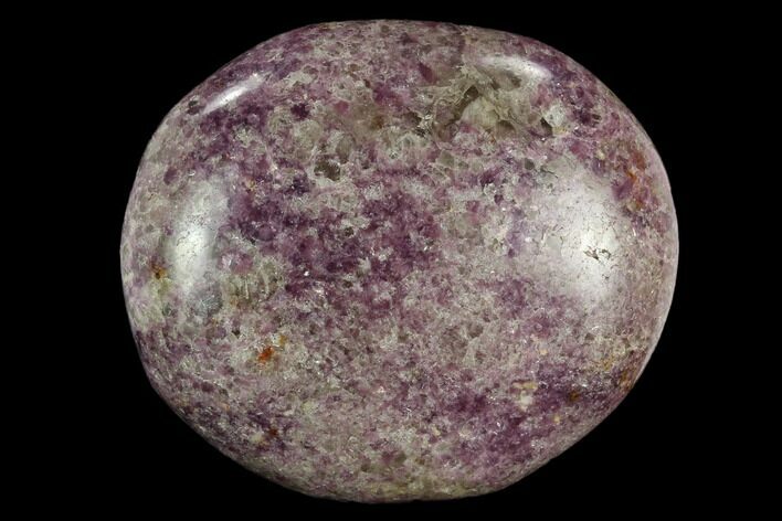 Sparkly, Purple Lepidolite Palm Stone - Madagascar #119259
